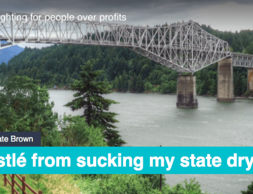 STOP NESTLÉ FROM SUCKING MY STATE DRY