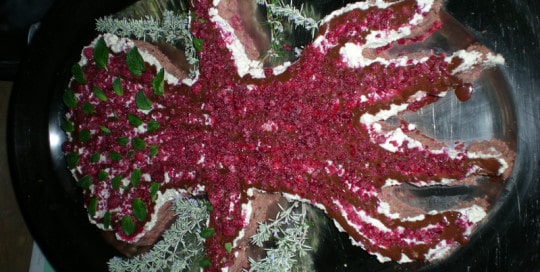 vegan tree cake